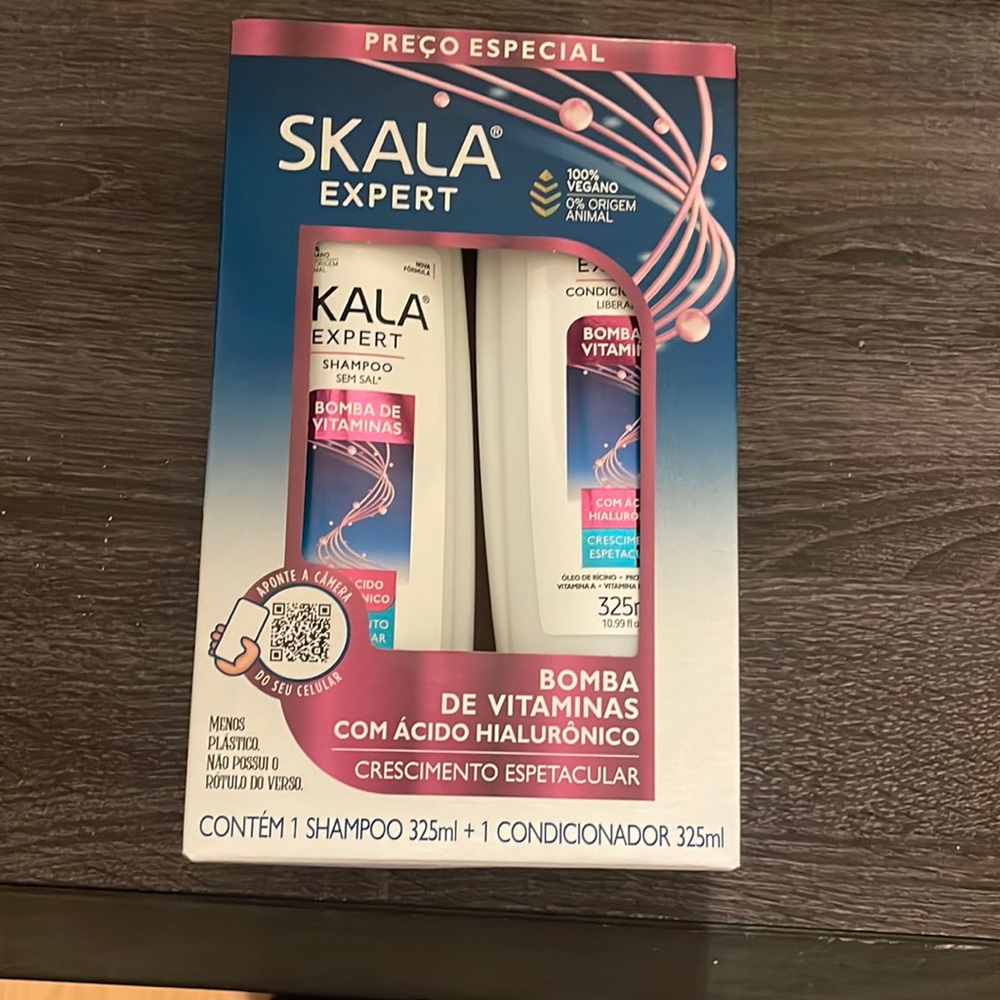 Skala expert! Brazilian brand hair shampoo + conditioner.